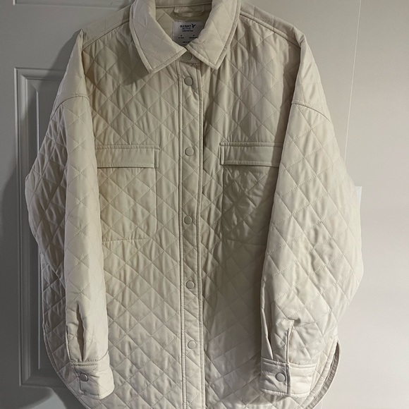 Quilted Oversized Lightweight Jacket / Shacket - Picture 4 of 6